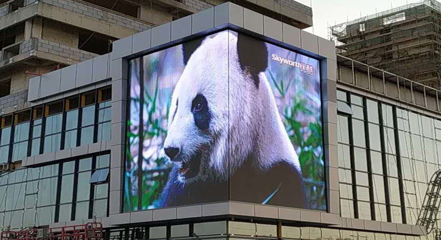 河南新乡某楼盘户表 P6 LED 显示屏节造系统项目