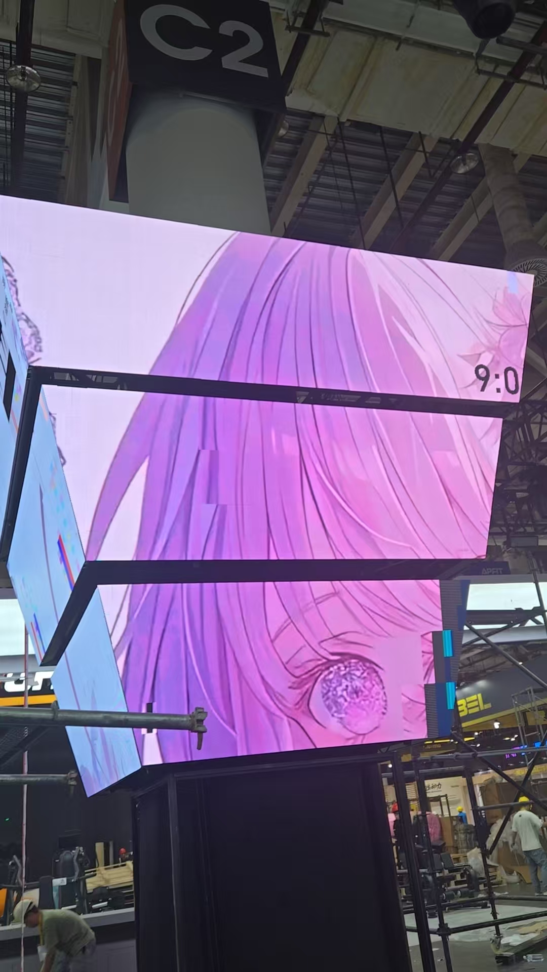 丽江文博会四方异型 LED 创意贸易显示项目